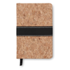 A6 Notebook Cork Covered in brown
