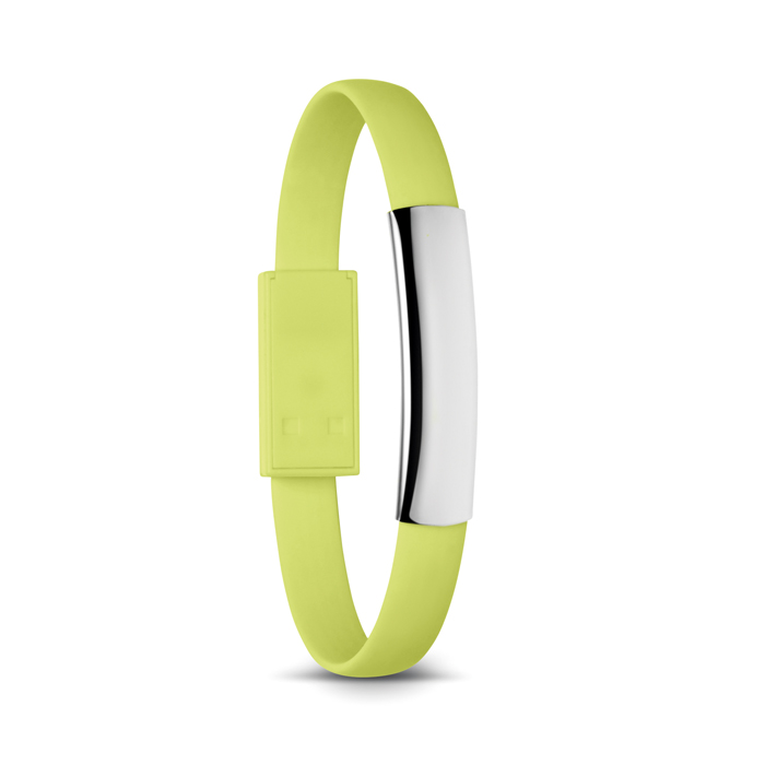 Bracelet Cable With Micro Usb in lime