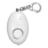 Personal Alarm With Keyring in white