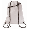 Large Drawstring Bag in white