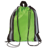 Reflective Drawstring Bag in lime