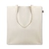 Shopping Bag In Organic Cotton in beige