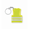 Keyring With Reflecting Vest in neon-yellow