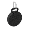 Fabric Round Bluetooth Speaker in black