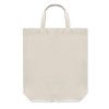 Foldable Cotton Shopping Bag in white