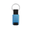 Metal Rectangular Key Ring in royal-blue