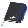Small Noir Notebook (Curvy) in blue-screen