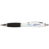 Metal Curvy Ballpen in white-and-black