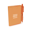A7 PVC Notepad and Pen in orangea
