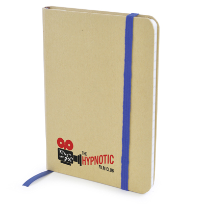 A6 Natural notepad in blue