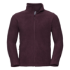 Full-Zip Outdoor Fleece in burgundy