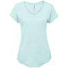 Anvil Women'S Triblend V-Neck Tee in teal-ice