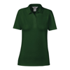 Anvil Women'S Double Piqué Polo in forest-green