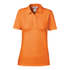 Anvil Women'S Double Piqué Polo in mandarin-orange