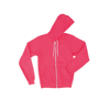 Flex Fleece Zip Hoodie (F497) in deep-pink