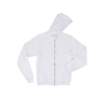 Flex Fleece Zip Hoodie (F497) in white