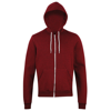 Salt And Pepper Zip Hoodie (Mt497) in peppered-cranberry