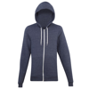 Triblend Terry Zip Hoodie (Trt497) in tri-navy