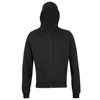 Fine Jersey Zip Hoodie (Rsa2402) in black
