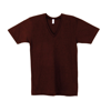 Fine Jersey Short Sleeve V-Neck (2456) in cranberry