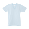 Fine Jersey Short Sleeve V-Neck (2456) in light-blue