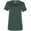 Poly-Cotton Short Sleeve Women'S Tee (Bb301) in heather-forest