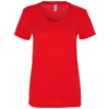Poly-Cotton Short Sleeve Women'S Tee (Bb301) in red