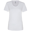 Poly-Cotton Short Sleeve Women'S Tee (Bb301) in white