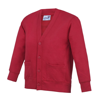 Kids Academy Cardigan in academy-red