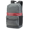 3-Stripes Medium Backpack in dark-grey-heather-scarlet