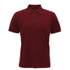 Men'S Super Smooth Knit Polo in burgundy