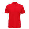 Men'S Super Smooth Knit Polo in cherry-red