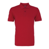Men'S Polo in red-heather