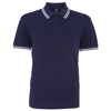 Men'S Classic Fit Tipped Polo in navy-white