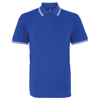 Men'S Classic Fit Tipped Polo in royal-white