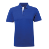 Men'S Classic Fit Contrast Polo in royal-white