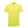 MenS Poly/Cotton Blend Polo in neon-yellow