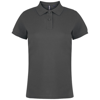 Women'S Polo in charcoal