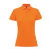 WomenS Poly/Cotton Blend Polo in orange