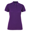 WomenS Poly/Cotton Blend Polo in purple