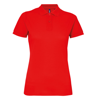 WomenS Poly/Cotton Blend Polo in red