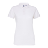 WomenS Poly/Cotton Blend Polo in white