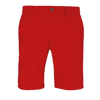 Men'S Chino Shorts in cherry-red
