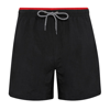 Men'S Swim Shorts in black-red