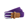 Braid Stretch Belt in purple