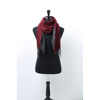 Two-Tone Scarf in burgundy