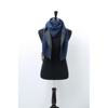 Two-Tone Scarf in navy