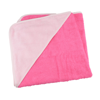 Babiezz Medium Baby Hooded Towel in pinklightpinklightpink