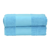 Print-Me Bath Towel in aqua-blue