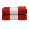 Subli-Me Bath Towel in fire-red